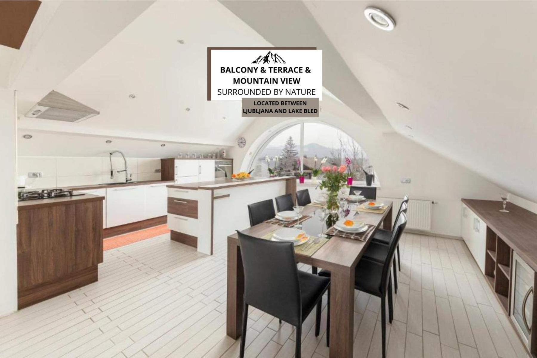 Apartment Mountain Sunrise Skofja Loka Luaran gambar